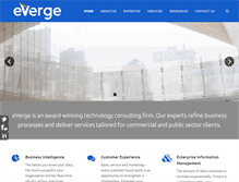 Tablet Screenshot of evergegroup.com